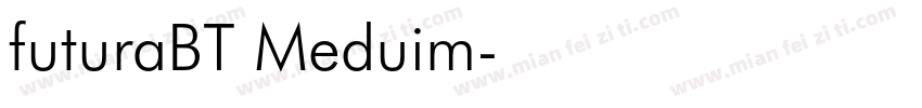 futuraBT Meduim字体转换